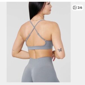 YoungLA Core Seamless Sports Bra in Gray